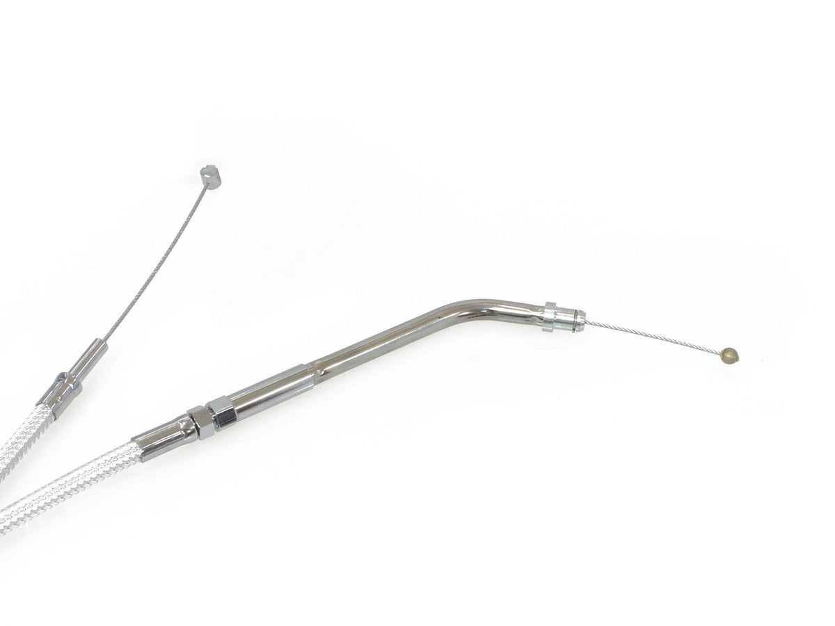 34in. Throttle Cable - Sterling Chromite. Fits Sportster 2007-2021.
