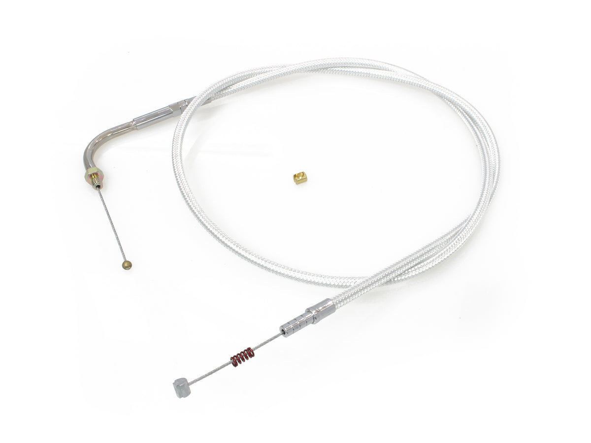 37-3/4in. Idle Cable - Sterling Chromite. Fits Big Twin 1990-1995.