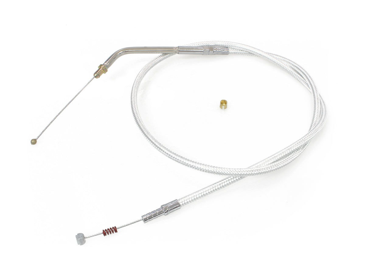 28-3/4in. Idle Cable - Sterling Chromite. Fits Sportster 1996-2006.