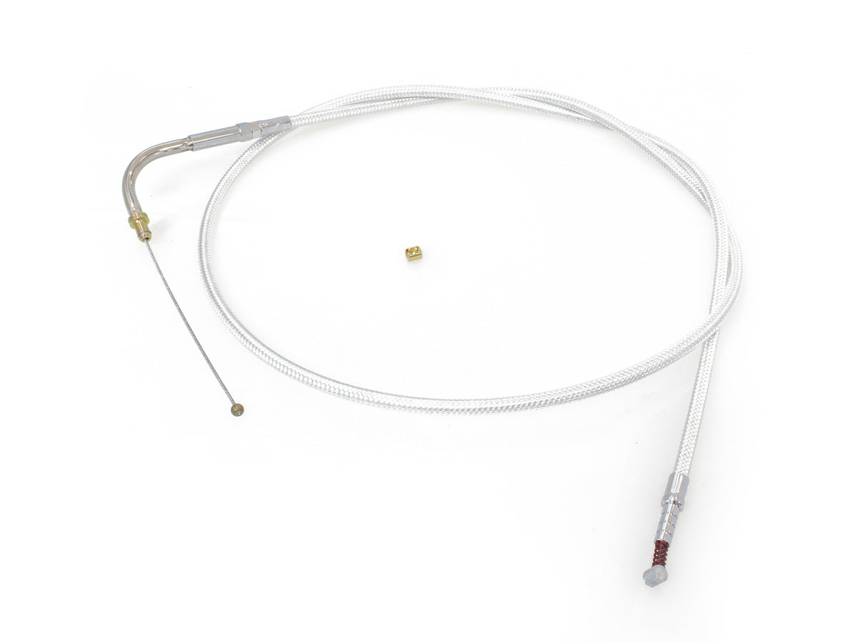 47-1/2in. Idle Cable - Sterling Chromite. Fits Big Twin 1996-2017.