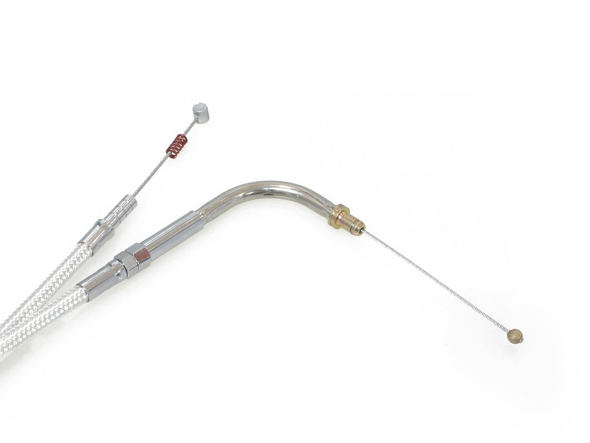 36-3/4in. Idle Cable - Sterling Chromite. Fits Big Twin 1996-2017.
