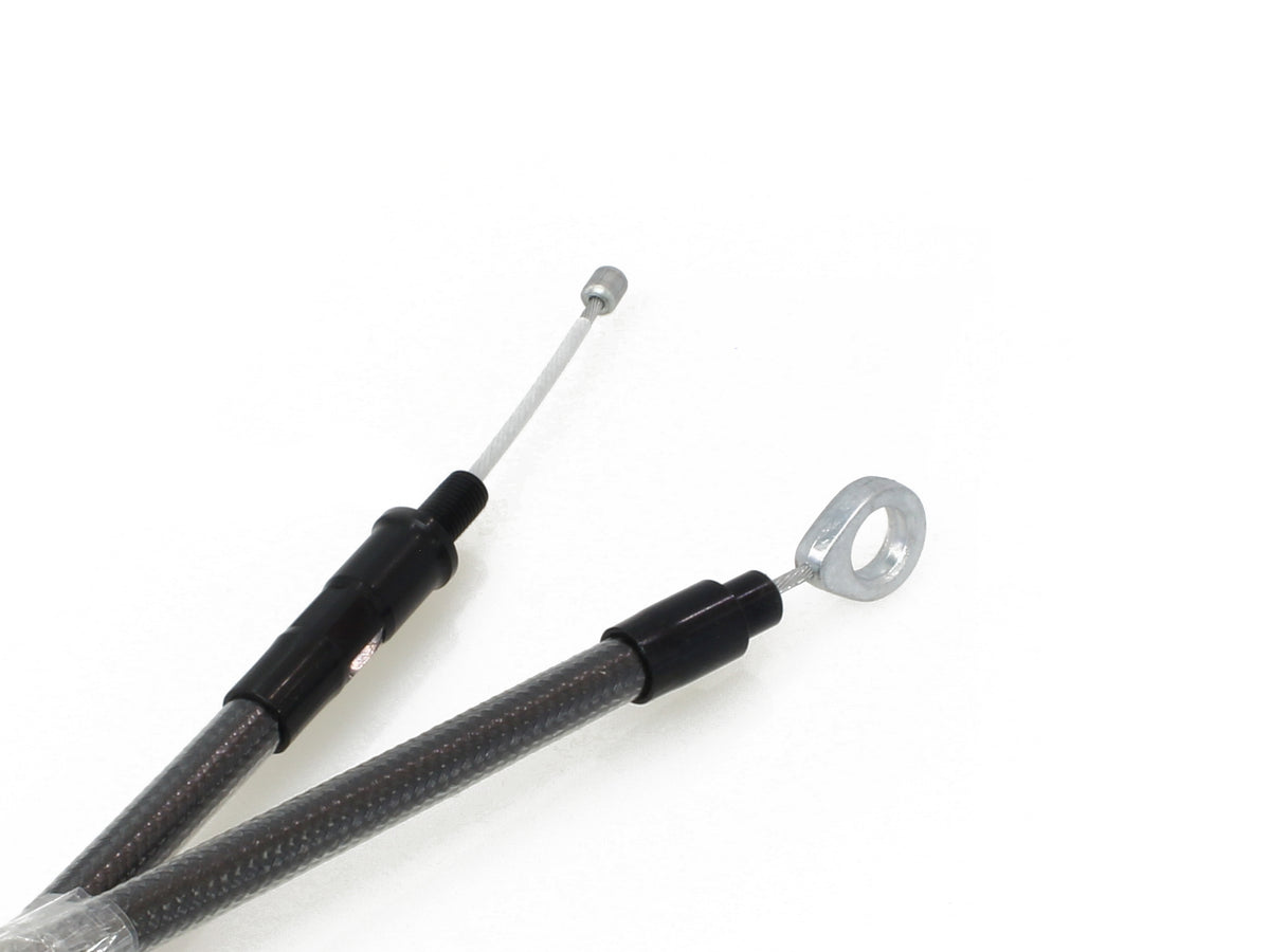 61in. Clutch Cable - Black Pearl. Fits 5Spd Big Twin 1987-2006
