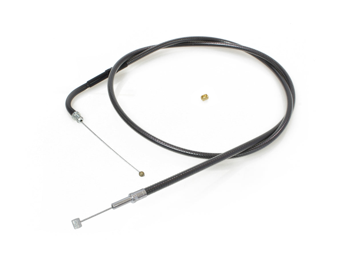 42-1/2in. Throttle Cable - Black Pearl. Fits Big Twin 1996-2017.