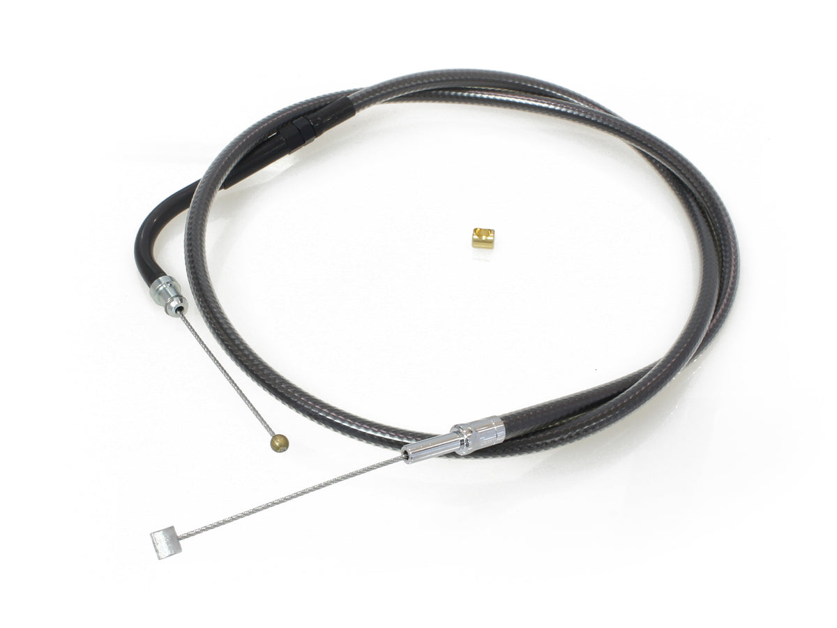 30-3/4in. Throttle Cable - Black Pearl. Fits Big Twin 1996-2017.