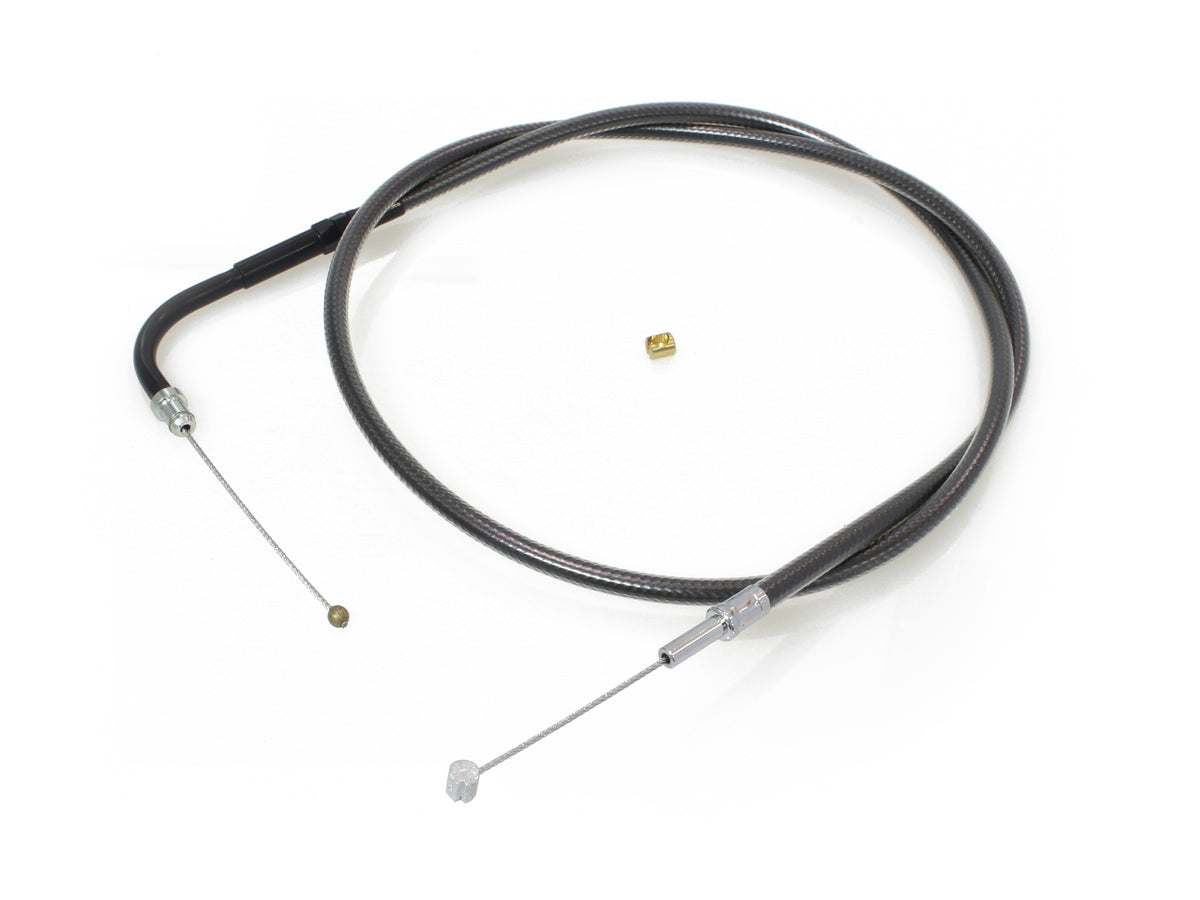 34-3/4in. Throttle Cable - Black Pearl. Fits Big Twin 1996-2017.
