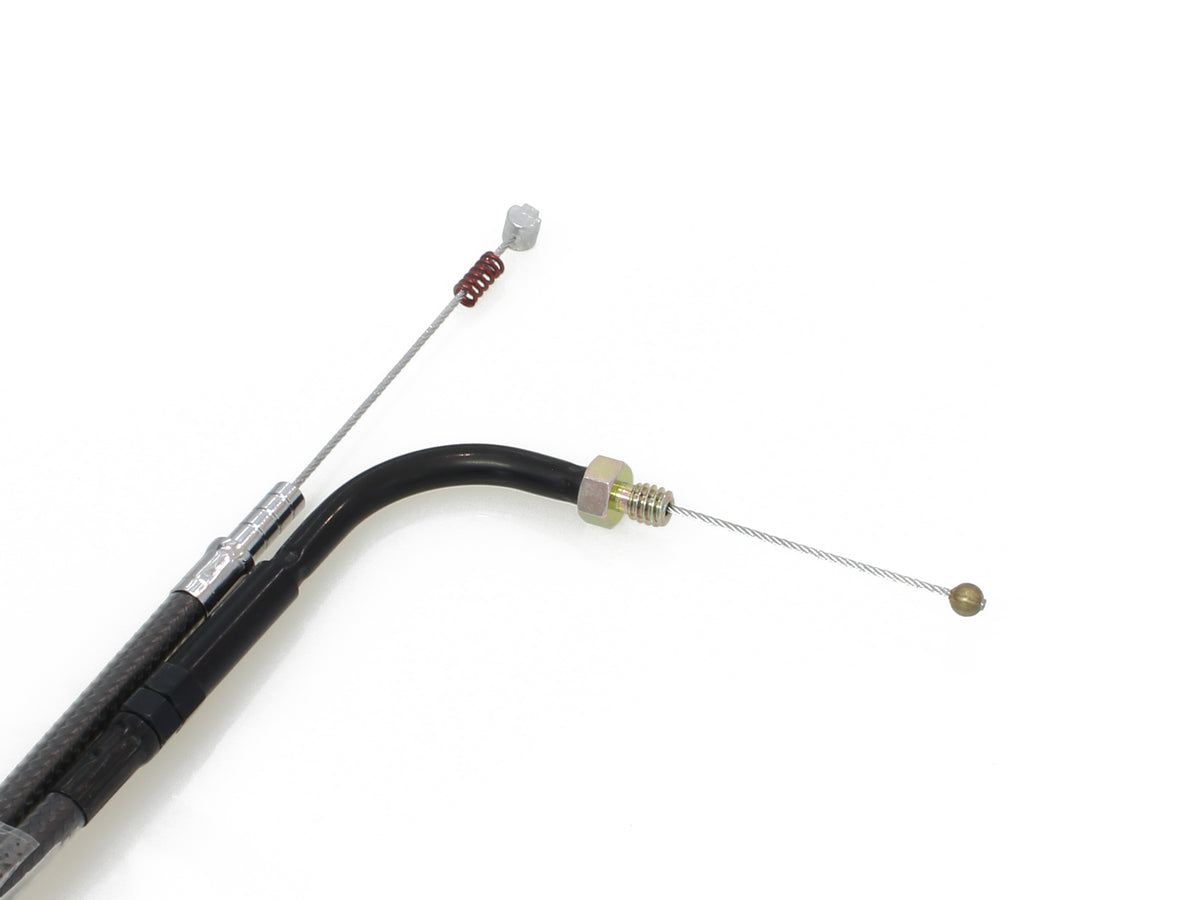 45-1/2in. Idle Cable - Black Pearl. Fits Big Twin 1990-1995.