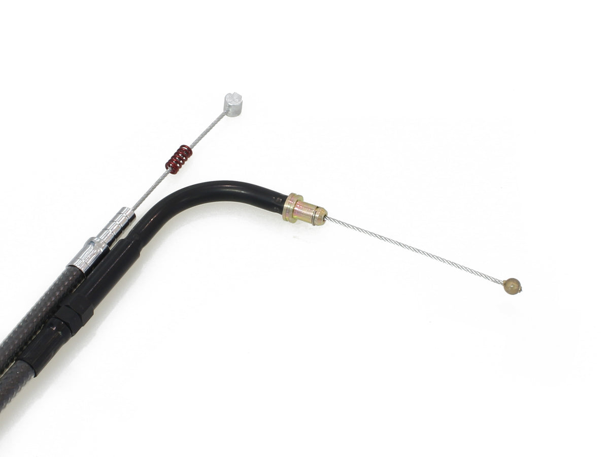 36-3/4in. Idle Cable - Black Pearl. Fits Big Twin 1996-2017.