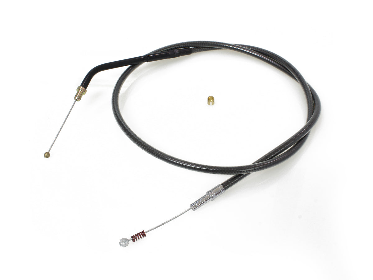 40in. Idle Cable - Black Pearl. Fits Sportster 2007-2021.