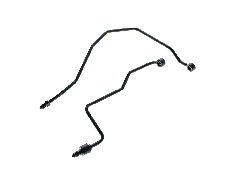 Rear Brake Master Cylinder to ABS Pump - Black. Fits Softail 2018-2024