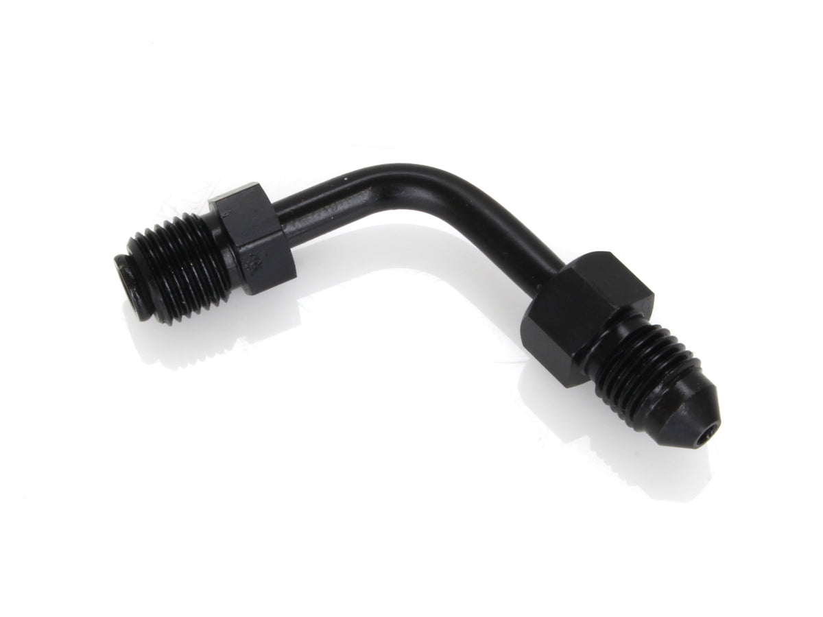 ABS Top Brake Line to Lower Brake Line T-Piece Adapter - Black. Fits Softail 2018up.