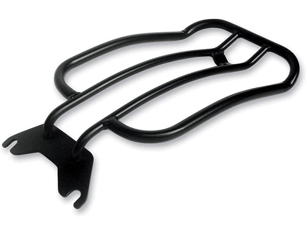 Solo Seat Luggage Rack - Matte Black. Fits Deluxe & Heritage 2005-2017 & Fat Boy 2007-2017.