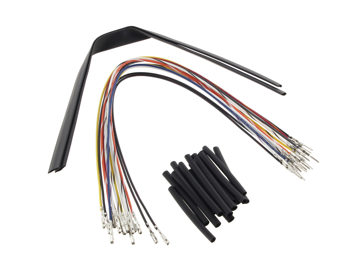 Handlebar Wiring Harness 15in. Extension Kit. Fits Softail 2007-2010, Dyna 2007-2011, Sportster 2007-2013 & V-Rod 2007-2017.