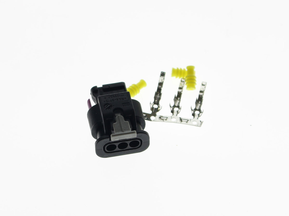 Rear Fender Harness Female Connector Kit for License Plate Light. Fits Softail 2018up.