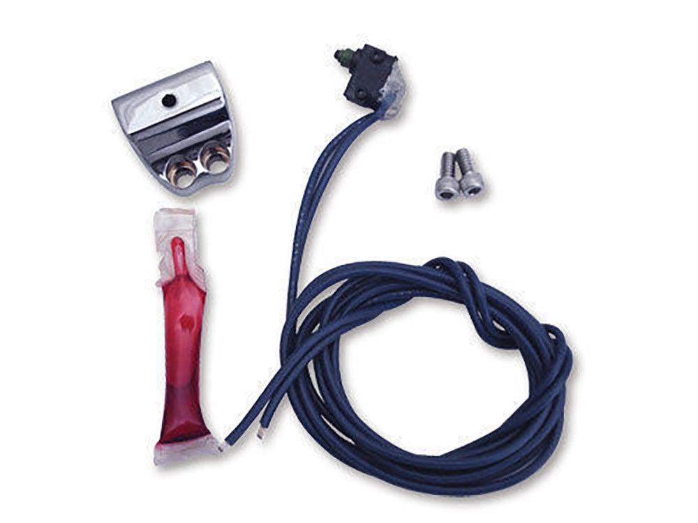 Brake Light Switch - Chrome. Fits 9/16in. & 11/16in. Hand Control Master Cylinders.