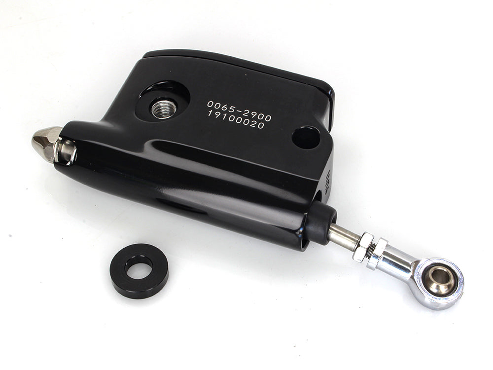 11/16in. Rear Brake Master Cylinder - Black Contrast Cut. Fits Performance Machine Forward Controls.