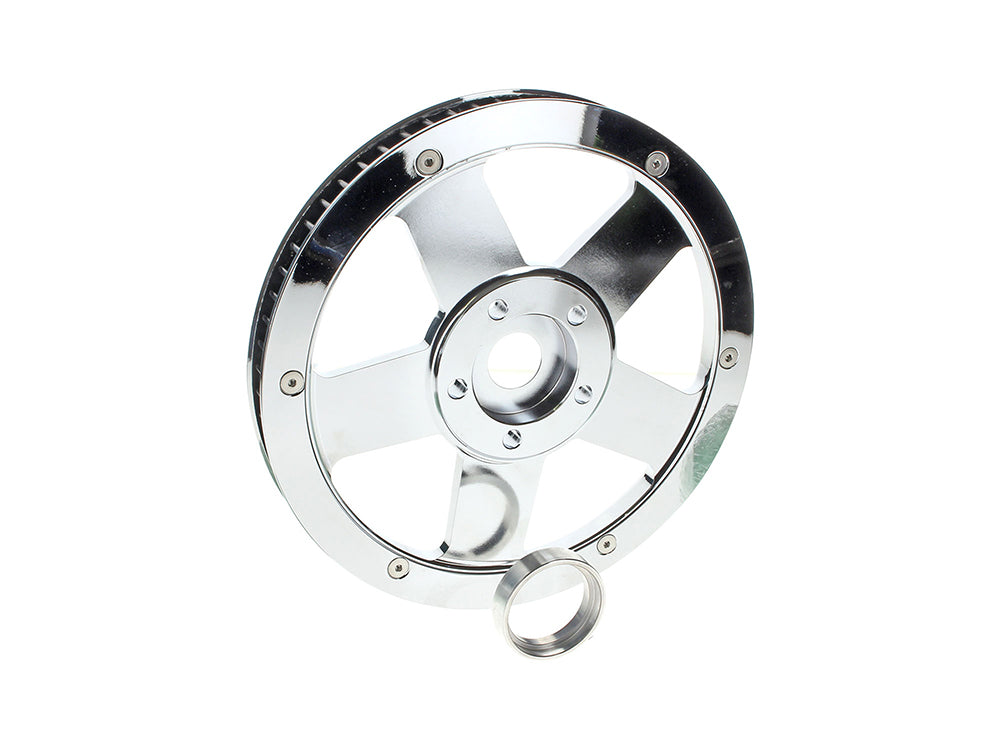 66 Tooth x 1in. wide Formula Pulley - Chrome