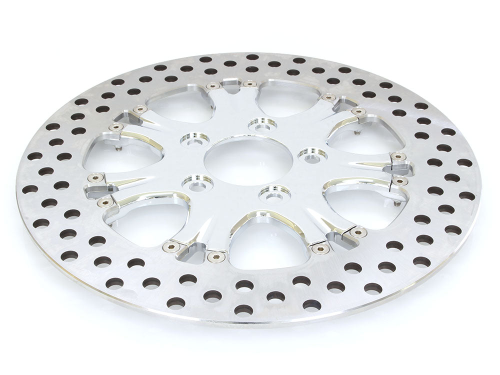 11.5in. Rear Heathen & Paramount Disc Rotor - Chrome. Fits H-D 1981up with 11-1/2in. Disc Rotor.