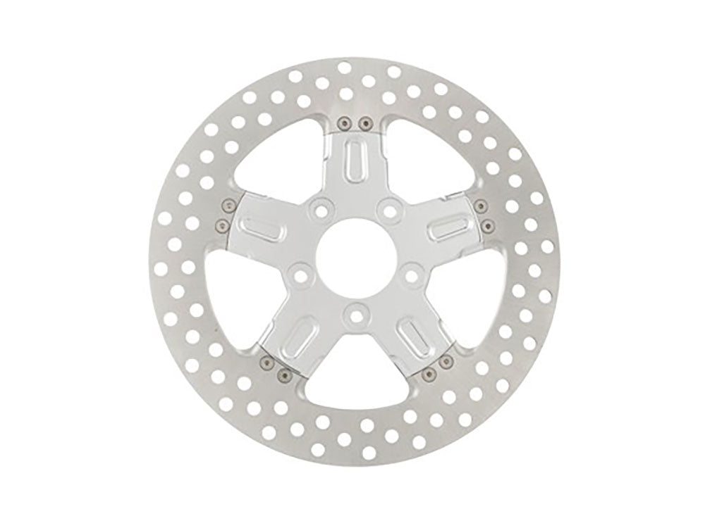 11.8in. Left Hand Front & Right Hand Front Formula Disc Rotor - Chrome. Fits Softail 2015up, Touring 2008up, Dyna 2006-2017 & Sportster 2014-2021