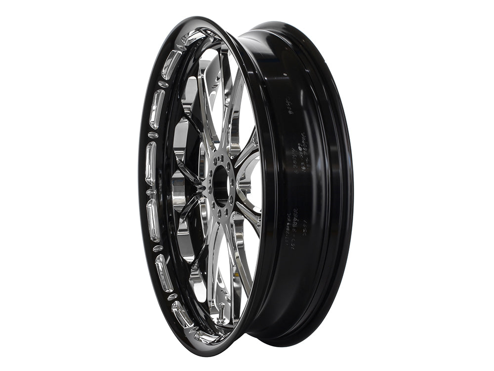 21in. x 3.50in. wide Heathen Wheel - Black Contrast Cut Platinum.