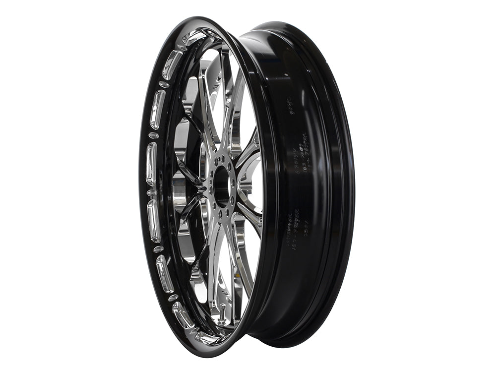 23in. x 3.50in. wide Heathen Wheel - Black Contrast Cut Platinum.