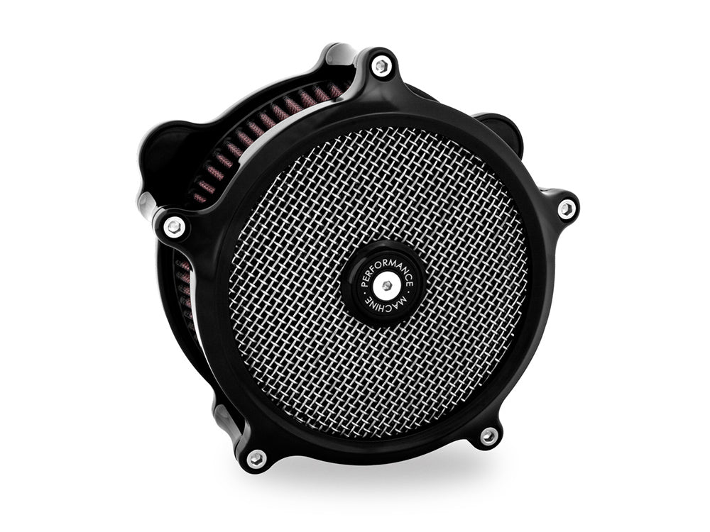 Super Gas Air Cleaner Kit - Black. Fits Touring 2017-2024 & Softail 2018-2024