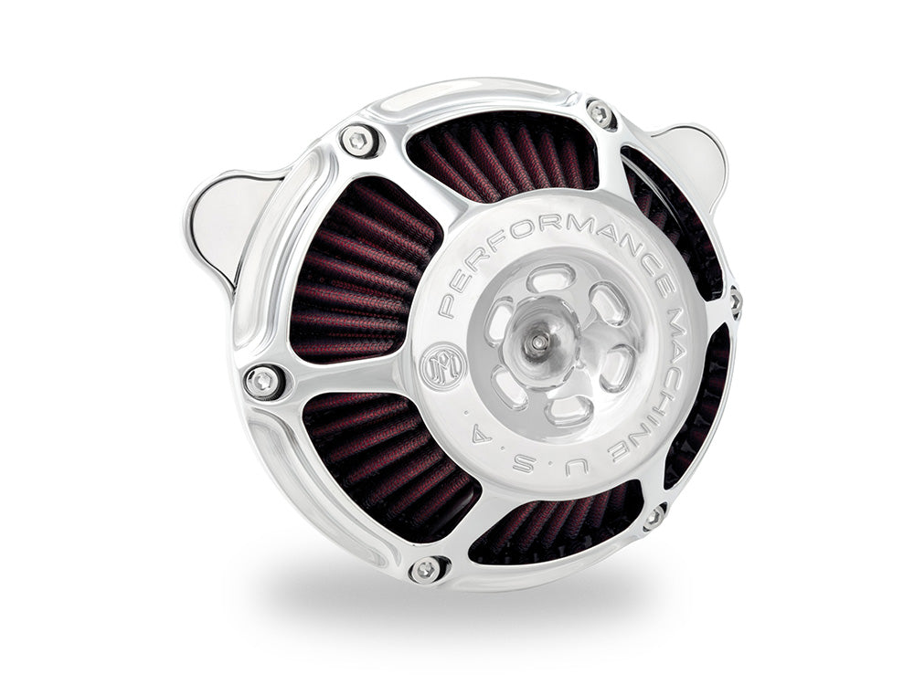Max HP Air Cleaner Kit - Chrome. Fits Touring 2017-2024 & Softail 2018-2024