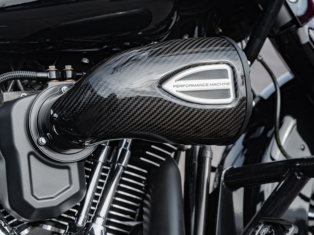 C4 Series Air Cleaner Kit - Carbon Fiber. Fits Touring 2017-2024 & Softail 2018-2024