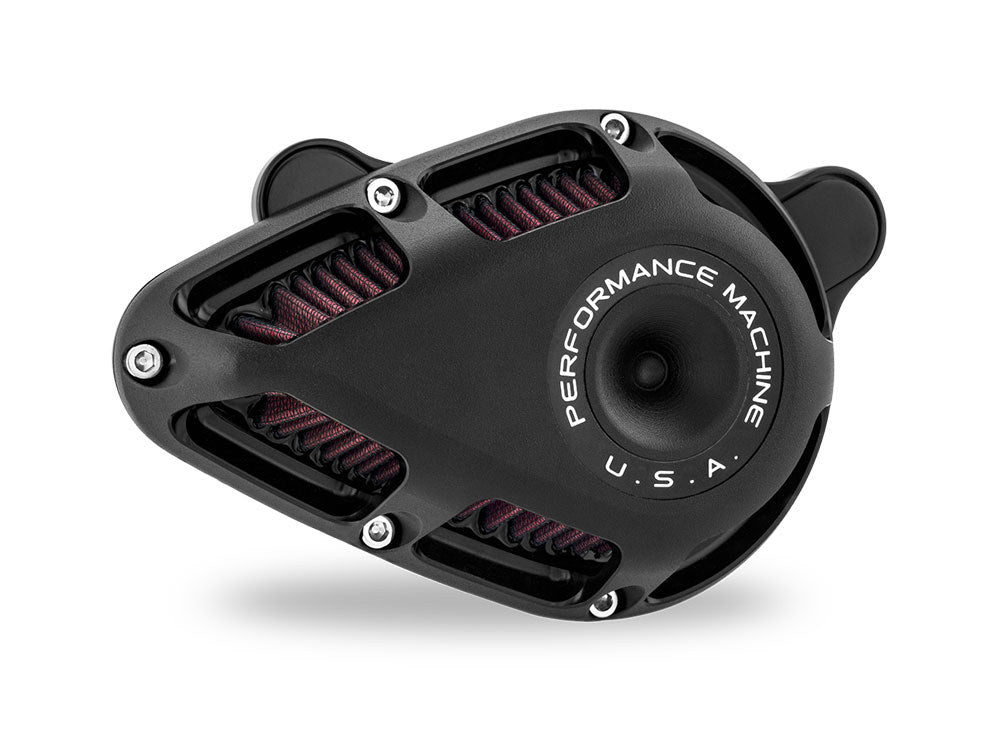 Performance Machine- Jet Air Cleaner Kit – Black Ops. Fits CVO Touring 2023up, Street Glide & Road Glide 2024up, Touring 2025up & Softail 2025up