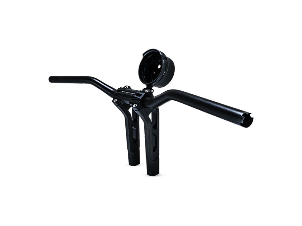 Phatbar Gauge Housing Relocation Kit – Black. Fits Low Rider S 2022up, Low Rider ST 2025up & Street Bob 2025up – Performance Machine