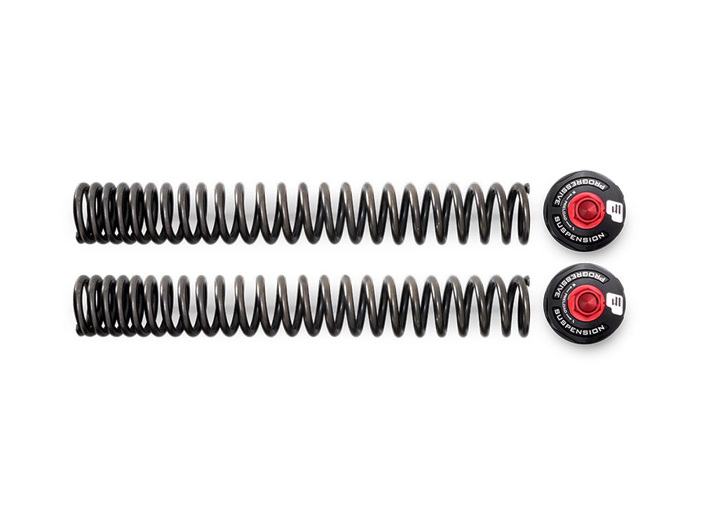 47mm Fork Preload Adjuster with Fork Spring Kit. Fits CVO Road Glide 2023up & CVO Road Glide ST 2024up