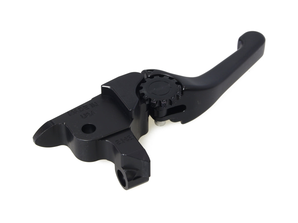 Adjustable Shorty Anthem Levers - Black. Fits Touring Most 2021-2024 with Cable Clutch