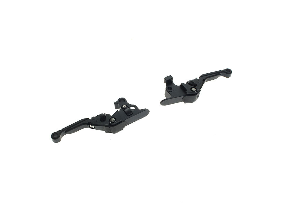 Adjustable Anthem Pro Levers - Black. Fits Softail 2015-2024