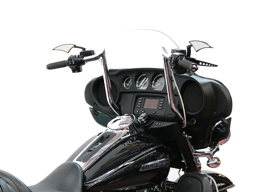 14in. x 1-1/4in. Bagger Monkey Handlebar - Chrome. Fits Ultra Models 1996-2024 and Street Glide 1996-2023