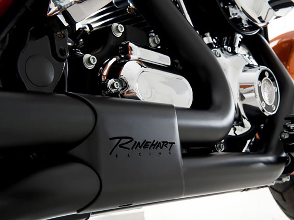 Right Side Tuck & Under Headers - Black. Fits Touring 2009-2016.