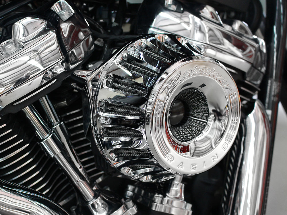 Moto Air Cleaner Kit - Chrome. Fits Touring 2017-2024 & Softail 2018-2024