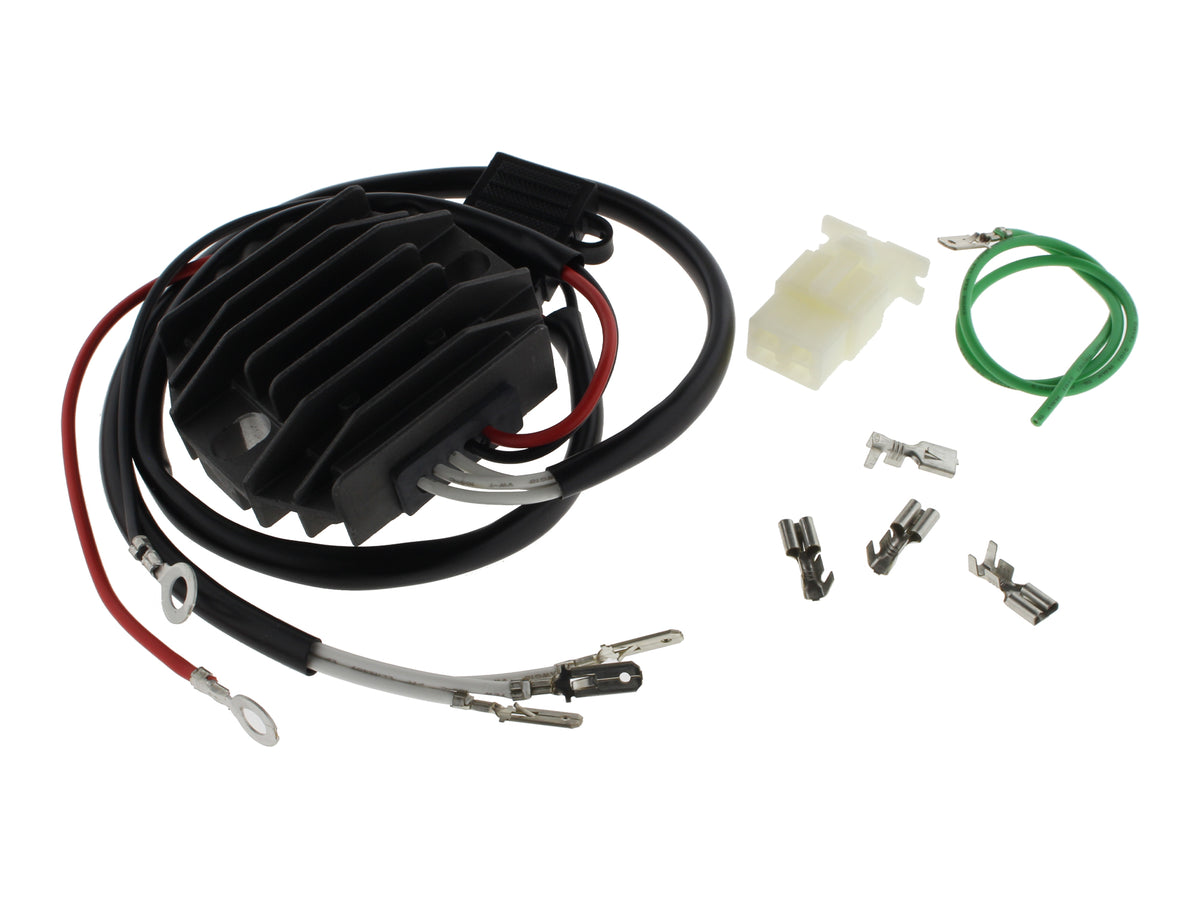 Regulator/Rectifier - Black. Honda 160-500cc 1964-1977.