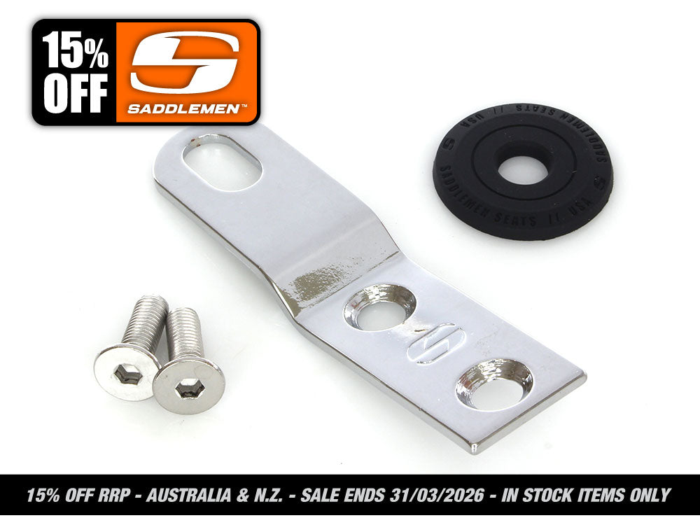 Saddlemen - Universal Seat Bracket – Chrome