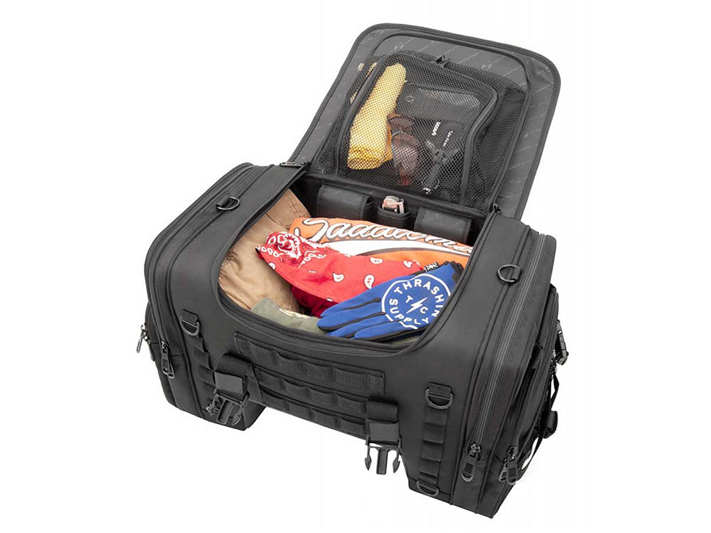 TS3200DE Tactical Deluxe Cruiser Tail Bag – Saddlemen Seats