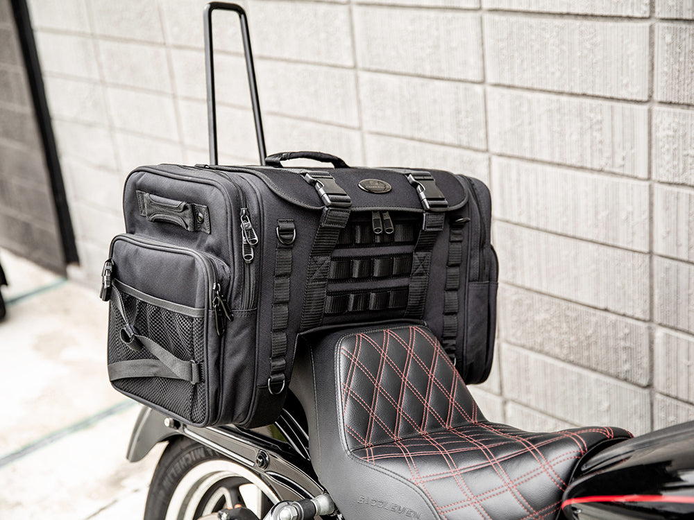TS3200DE Tactical Deluxe Cruiser Tail Bag – Saddlemen Seats