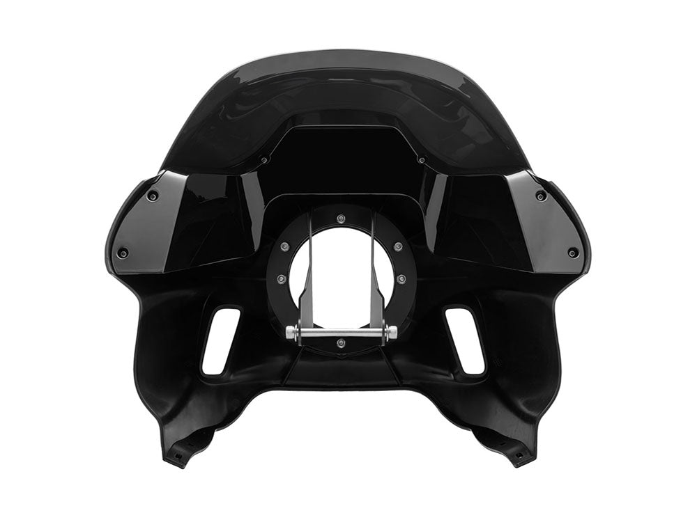 S-RT Mini Fairing – Gloss Black. Fits Softail Street Bob 2018up, Low Rider 2018-2020 & Standard 2020up – Saddlemen Seats