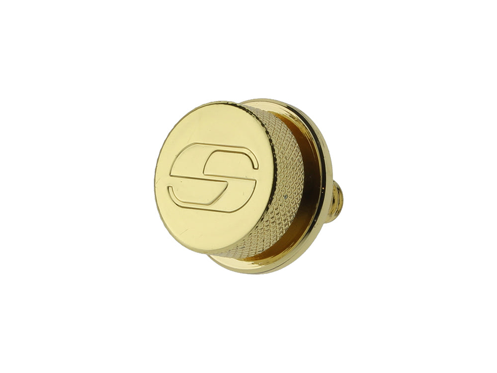 1/4in.-20 Knurled Seat Mount Screw – Gold. Fits H-D 1996up – Saddlemen Seats