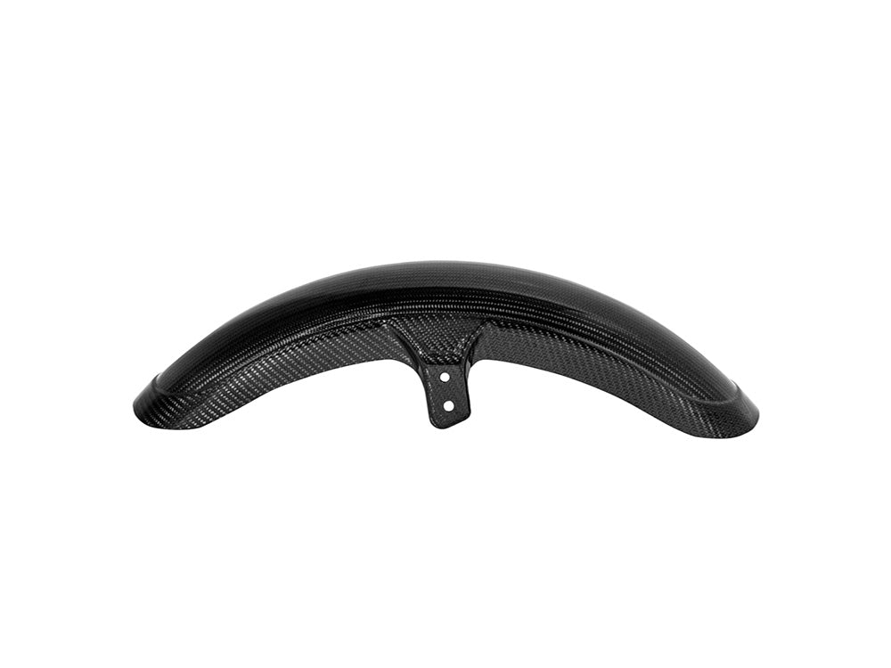 Saddlemen - Carbon Front Fender – Gloss Finish. Fits Mid-Glide Dyna 2006-2017, Softail Street Bob 2018up & Standard 2020-2024 with 19in. Front Wheel. Also Fits Softail Low Rider S 2020up & Low Rider ST 2022up with Adapter