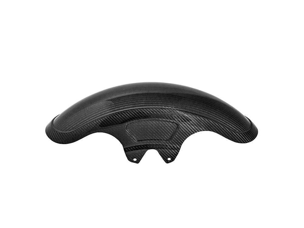 Saddlemen - Shorty Carbon Front Fender – Gloss Finish. Fits Most Touring 2014-2024 with 19in. Front Wheel