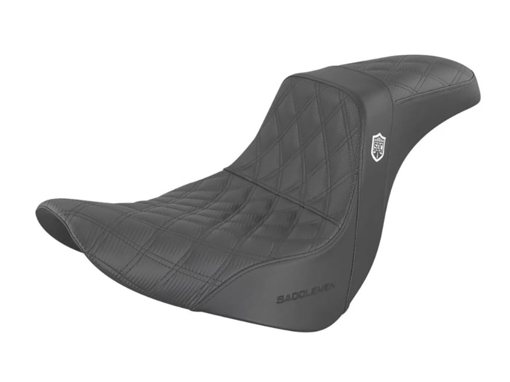 Pro Series San Diego Customs Performance Gripper Dual Seat. Fits Sport Glide & Low Rider 2018up, Low Rider S 2020up & Low Rider ST 2022up
