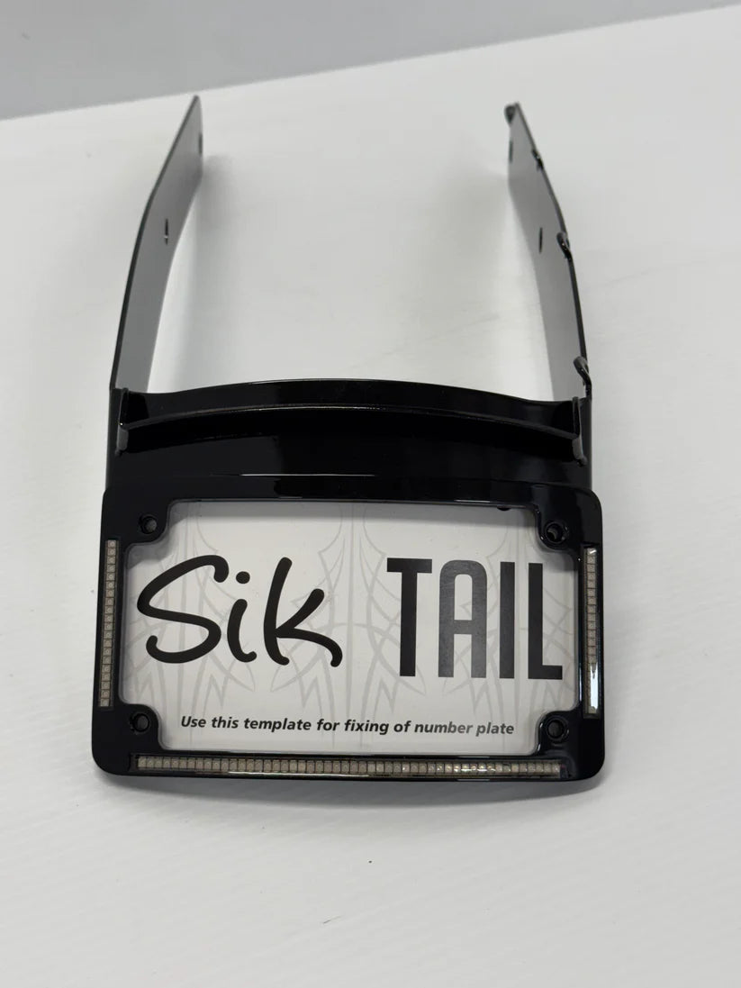 SIK TAIL STREET BOB 2018-CURRENT PLATE SURROUND COMBO BLACK