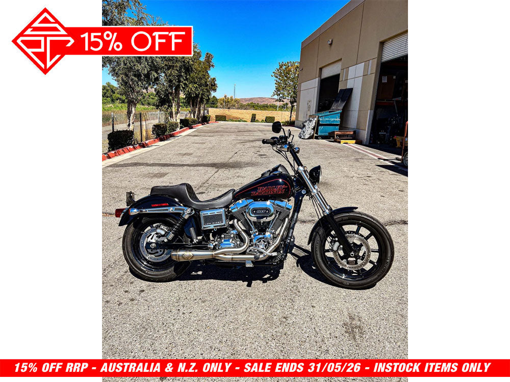 2-into-1 LaneSplitter Exhaust – Stainless Steel. Fits Dyna 2006-2017 – SP Concepts Exhaust