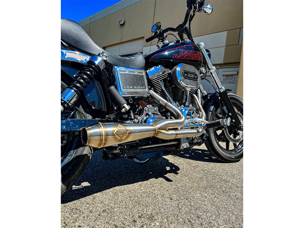 2-into-1 LaneSplitter Exhaust – Stainless Steel. Fits Dyna 2006-2017 – SP Concepts Exhaust