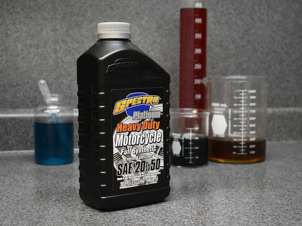 Heavy Duty Platinum Full Synthetic Engine Oil. 20w50 1 Quart Bottle (946ml). Fits Big Twin 1984up