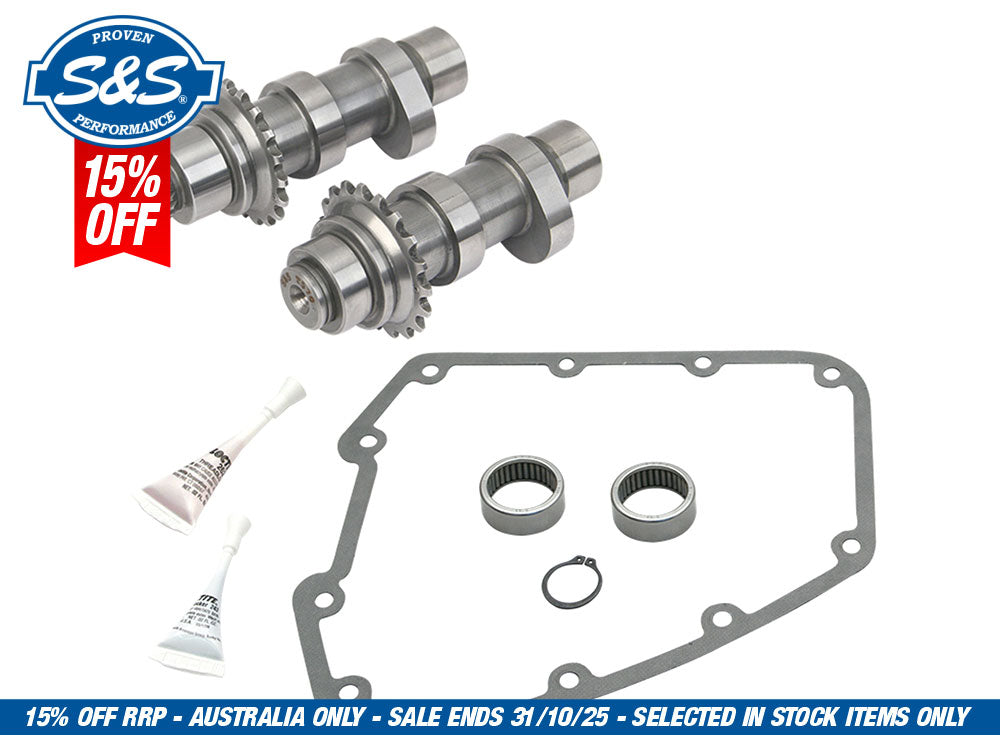 S&S- 585C Chain Drive Camshaft Kit. Fits Dyna 2006 & Twin Cam 2007-2017.