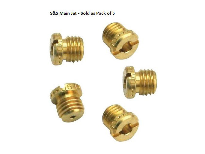 .068in. Main Jet - Pack of 5. Fits S&S Super E, G, D & B Carburettors.